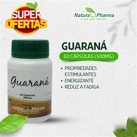 Guaran C Psulas Mg Natura Pharma Distribuidora