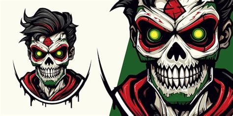 Premium Vector Zombie Mexican Calavera Logo Mascot Sport Amp Esport Gaming Teams Illustration