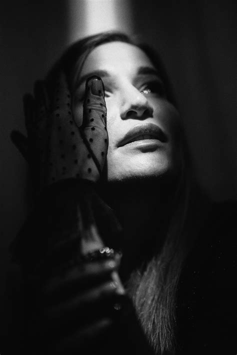 Blue Light on Woman Face · Free Stock Photo