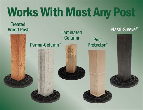 Footing Pad® Composite Post Footing Pro Deck Supply Store