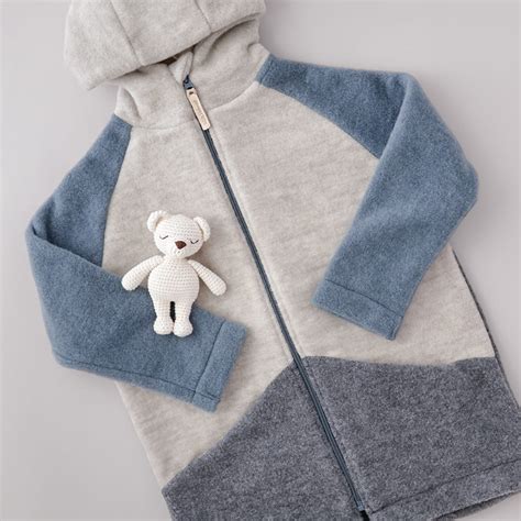 Parka Colourblocking Frosty Blue Greige Nude