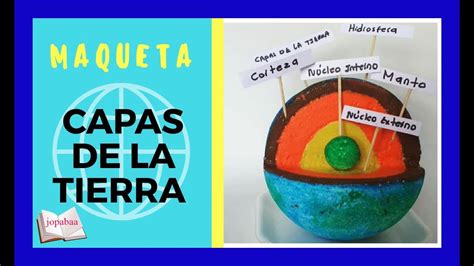 Maqueta De Las Capas De La Tierra En Icopor O Subsistemas De La Tierra🌎 Fácil De Entender