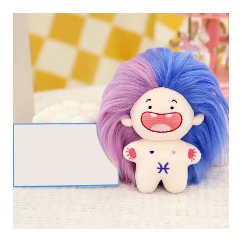 Fairnull Cm Naked Doll Toy Colorful Fluffy Hair Deciduous Teeth Constellation Plushies