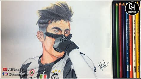 Desenhando Paulo Dybala Drawing Paulo Dybala Juventus YouTube