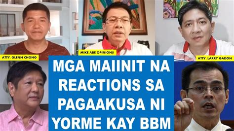 Sobrang Nagalit Si Atty Glenn Chong At Atty Gadon Kay Yorme Sa