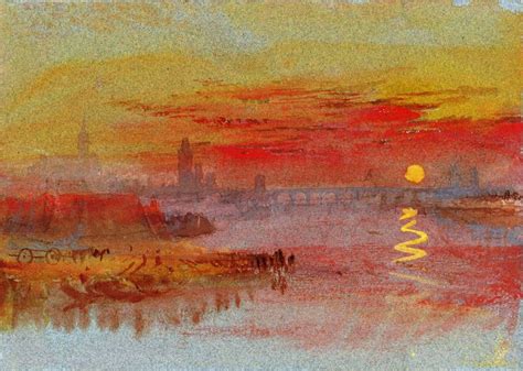 The Athenaeum The Scarlet Sunset Joseph Mallord William Turner