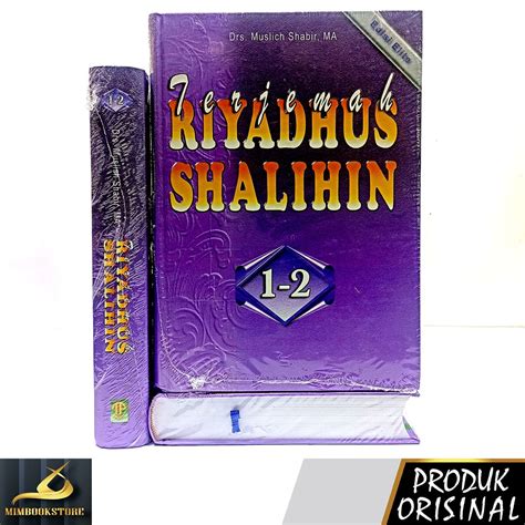 Jual Buku Terjemah Riyadhus Shalihin 1 2 Edisi Elite Drs Muslich