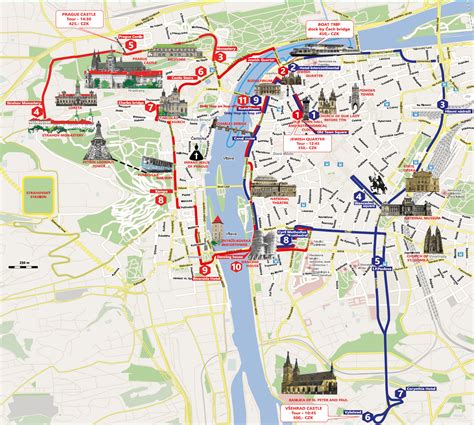 Hop-On Hop-Off Prague Route Map