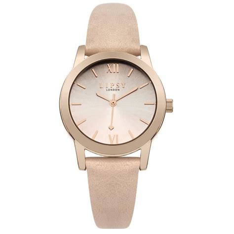Lipsy Montre À Bracelet Pu Nude Femmes Achat vente montre Femme Adulte Rose Cdiscount