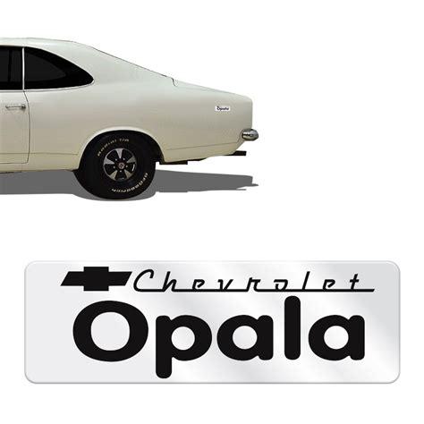 Adesivo Chevrolet Opala Cromado Resinado Emblema Universal Sportinox