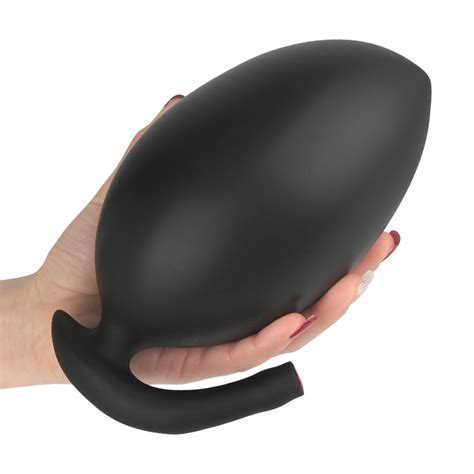 Go Out Silicone Inflated Super Big Anal Plug Dildo Pump Butt Plug Anal