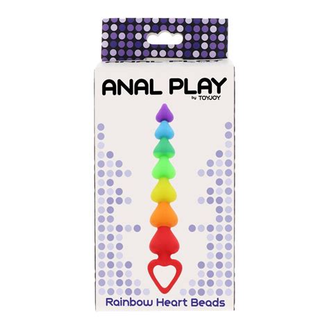 Toyjoy Rainbow Heart Anal Beads Gay Interest Mens Anal Beads Etsy