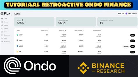 Tinggal Tunggu List Binance Tutorial Ondo Finance Retrodrops YouTube