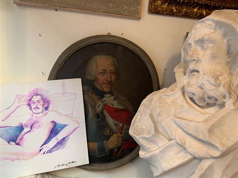 Silombria Marco Pop Art Portrait Of The Naked Man S Marco Silombria At StDibs Naked