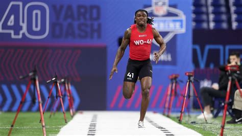 Wide Receiver Rashee Rice Runs Official Second Yard Dash At