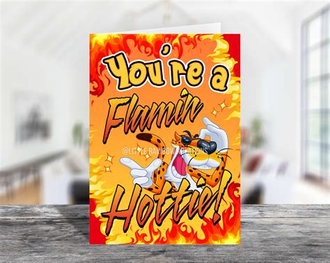 Flammin Hot Cheetos Card Etsy