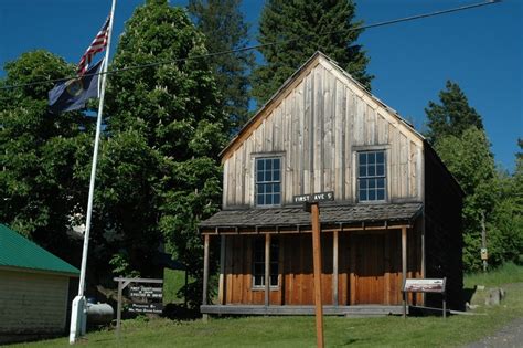 Courthouse At Pierce From 1862 Oldest Public Building Standing In Idaho