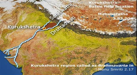 vedic saraswati river tracing  vedic saraswati river   great