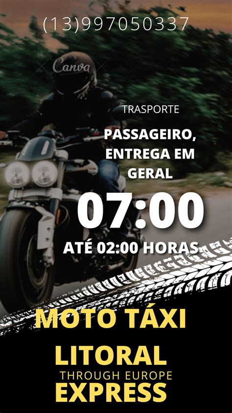 Moto Taxi Pontes E Lacerda - MOTO TAXI Litoral Express 24 Horas | São Vicente SP
