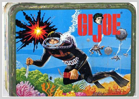 Gi Joe Lunch Box 1967 Fridge Magnets Gi Joe Lunch Box