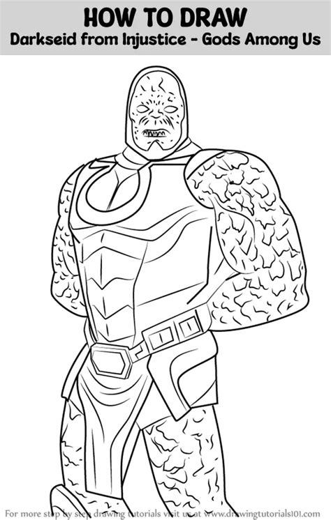 How To Draw Darkseid From Injustice Gods Among Us Injustice Gods