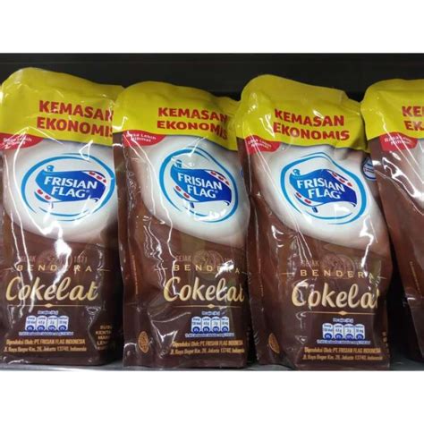 Jual Susu Kental Manis FRISIAN FLAG Bendera COKLAT 560gr Pouch Di