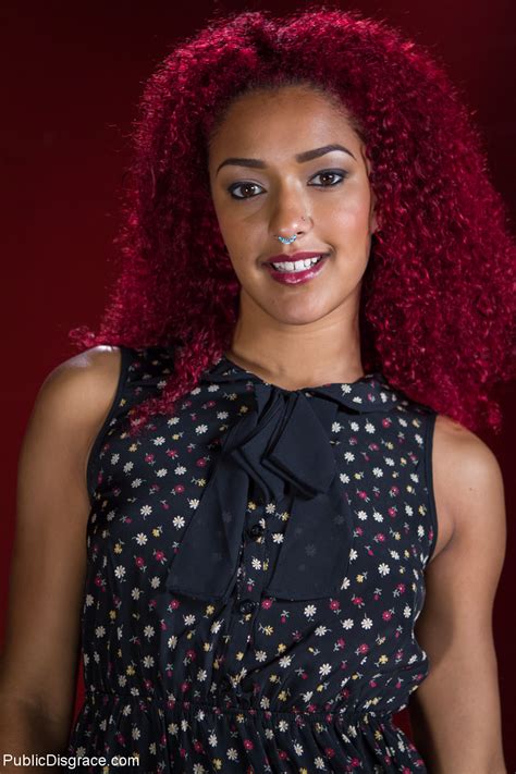 Curly Haired Redheaded Ebony Daisy Ducati Shows Her Amazing Ass And Slim Body Coedcherry