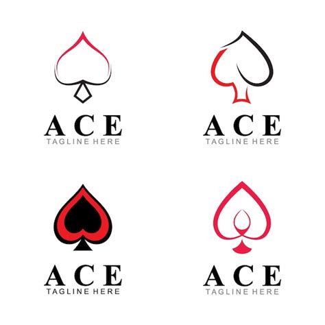 Premium Vector Ace Logo Icon Vector Illustration Template Design