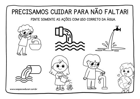 Desenho Sobre A Importância Da água Para Os Seres Vivos