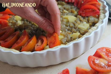 Galimoneando Tarta De Berenjena Y Tomate