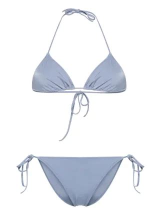 Lido Venti Bikini Set Blue Farfetch
