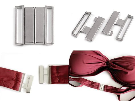 Verschluss F R Bikini Breite Mm Metall Stoklasa Textilkurzwaren Und Stoffe