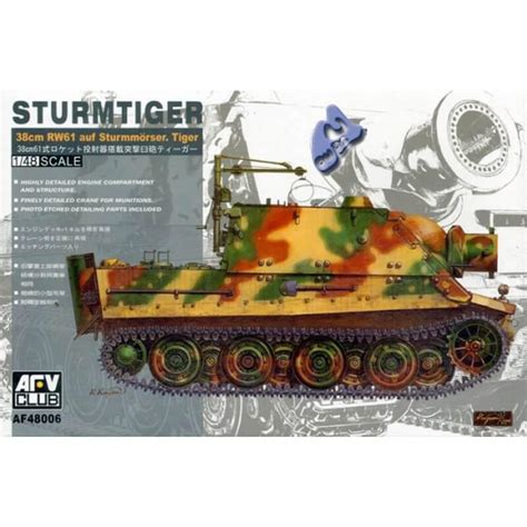 Sturmtiger 38cm RW61 auf Sturmmörser 1 48e AFV Club 48006