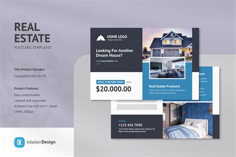 Real Estate Postcard Psd Template Vol 50 Graphic By Kdadan97 · Creative