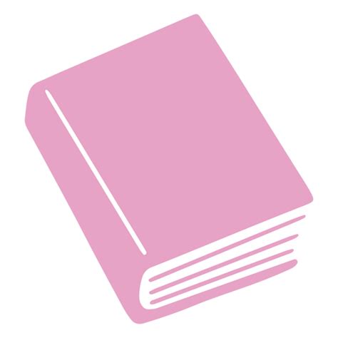 Design PNG E SVG De Ícone De Livro Na Cor Rosa Para Camisetas