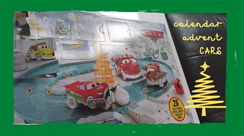 Advent Calendar Cars Kalendarz Adwentowy Auta Disney Pixar Mattel