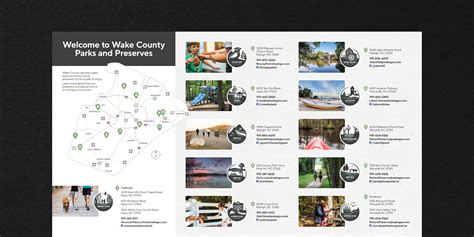 Wake County Parks brochure on Behance