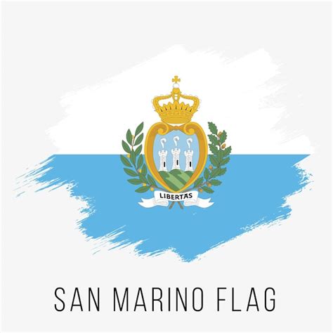 Premium Vector San Marino Vector Flag San Marino Flag For