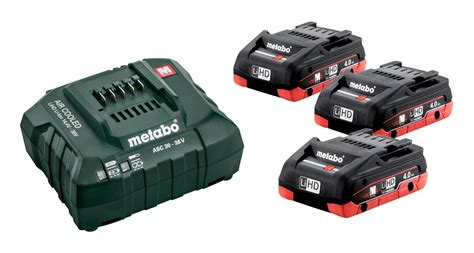 Metabo Basis Set Akkuset V X Ah Asc Lihd