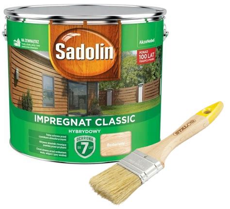 SADOLIN CLASSIC IMPREGNAT 9L BEZBARWNY 5327511 Cena Opinie