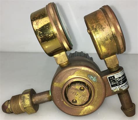 Used Liquid Air Brass Nitrogen Regulator Cga For Sale At