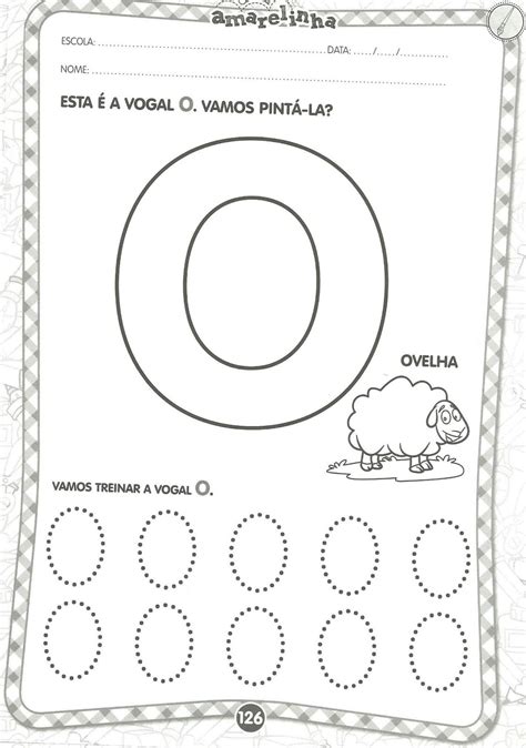 Atividade Infantil Vogal O - 9