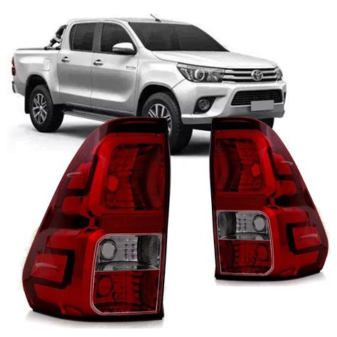 Lanterna Traseira Hilux 2015 2016 2017 2018 2019 2020 2021 Fumê Modelo