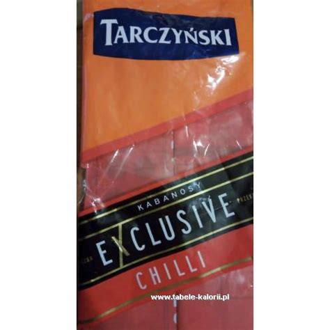 Ile Kcal Ma Kabanosy Exclusive Chilli Tarczy Ski Tabele Kalorii