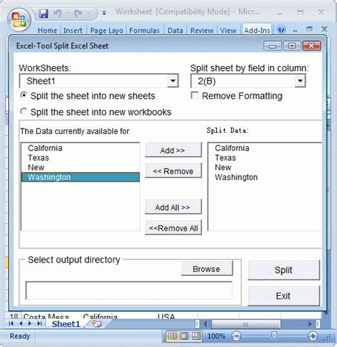 Excel Tool Split Excel Sheet 14728 Free Excel Tool Split Excel