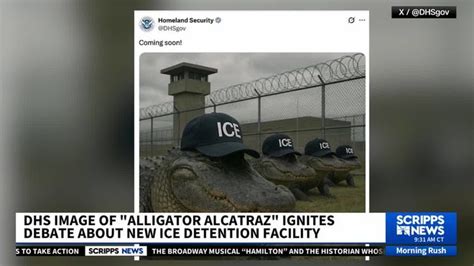 DHS image of 'Alligator Alcatraz' ignites debate on detention facility
