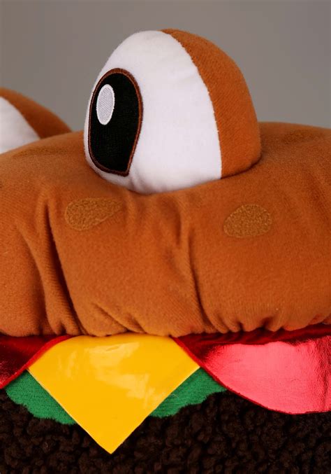 Cheeseburger Soft Jawesome Costume Hat | Food Costume Accessories