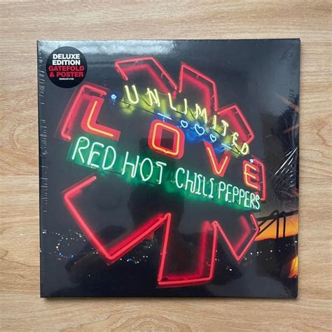 Red Hot Chilli Peppers Unlimited Love X Black Vinyl Lp Deluxe Edition Gatefold