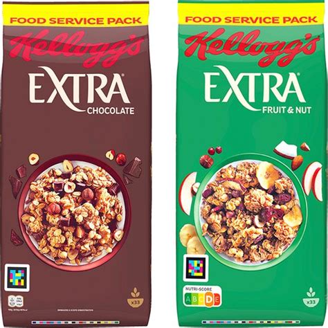 Kellogg S Extra Cornflakes Chocolate Nuts Fruit Nuts