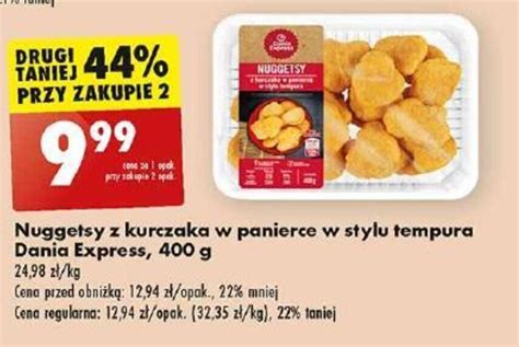 Promocja Nuggetsy Z Kurczaka W Panierce W Stylu Tempura Dania Express